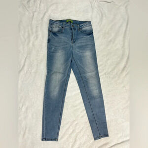 Wax Jean Butt I Love You Push-Up Denim‎ Jeans Light Wash Skinny